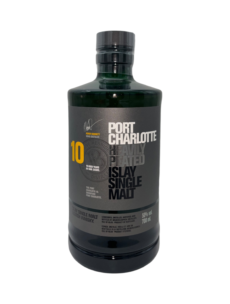 WHISKY-ECOSSE-PORT CHARLOTTE-HEAVELY PEATED-10 ANS-50%-70CL