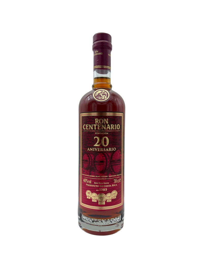 Centenario, Rhum, 20ans, 40%, 70cl