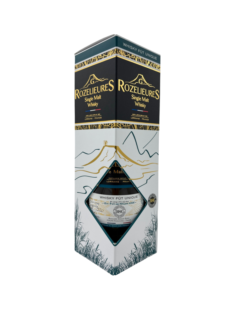 Whisky, Français, Rozelieures, Fût Unique Finition HSE, 43%, 70cl