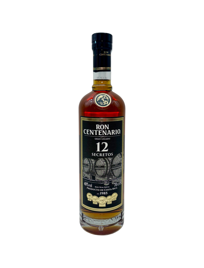 Centenario, Rhum, 12 ans, 40%, 70cl Centenario, Rhum, 12 ans, 40%, 70cl