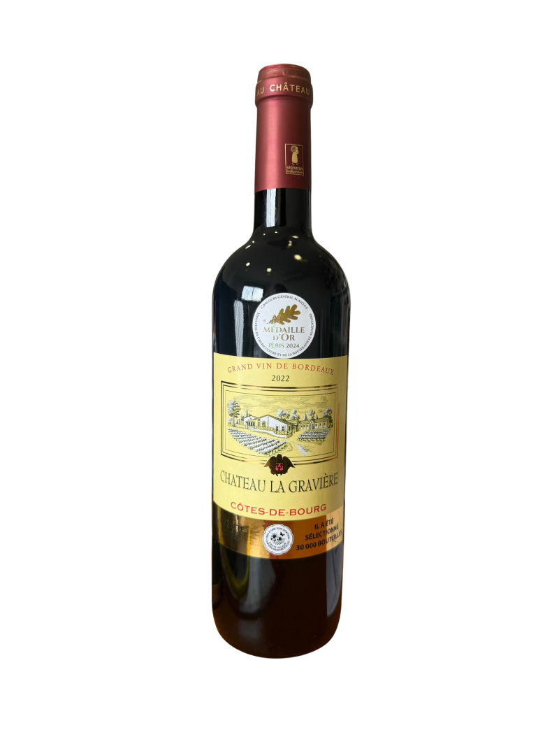 Château La Gravière 2022 – Côtes de Bourg – Bordeaux Rouge