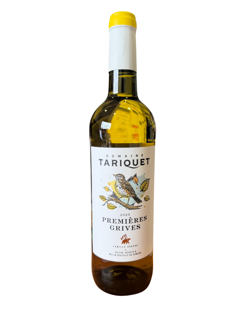 Domaine Tariquet – Premières Grives 2025 – Côtes de Gascogne