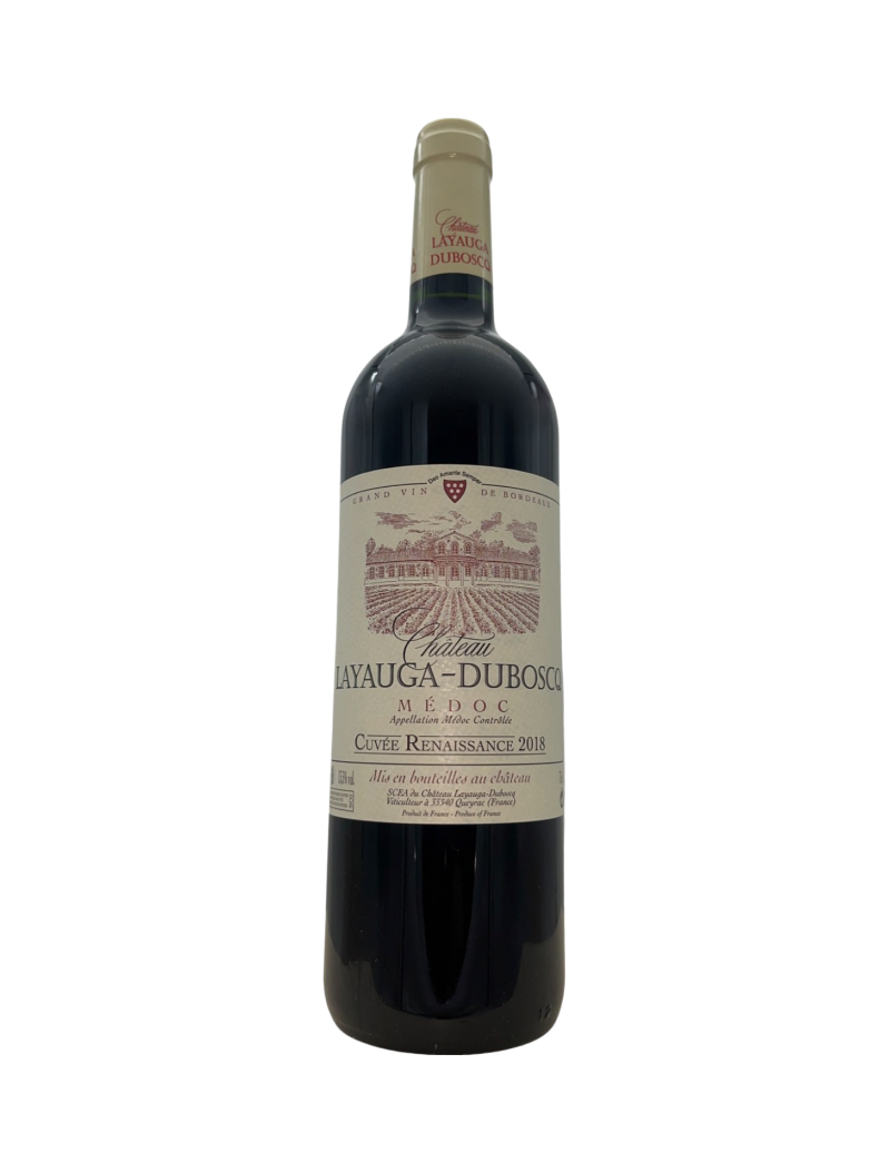 Château Layauga Duboscq, Medoc, Renaissance, 2018