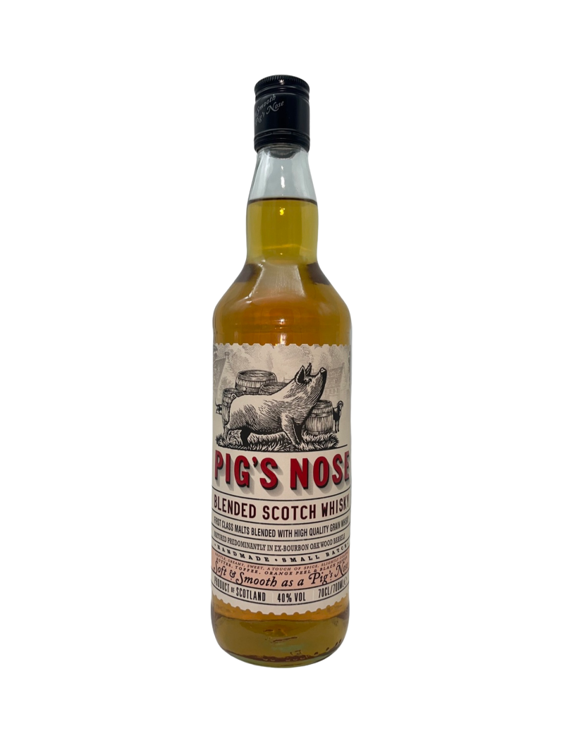 Whisky, Ecosse, Pig's Nose, Blended, 40%, 70cl