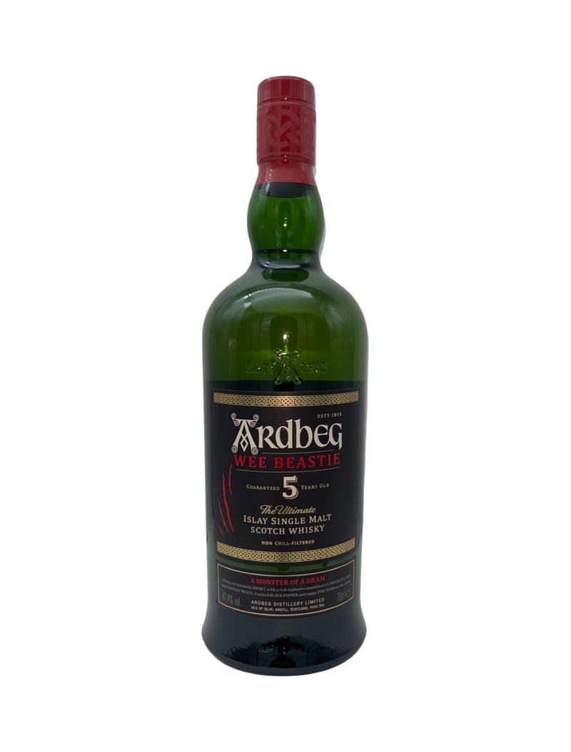 Whisky, Ecosse, Ardbeg, Wee Beastie, 5 ans, 47.4%, 70cl
