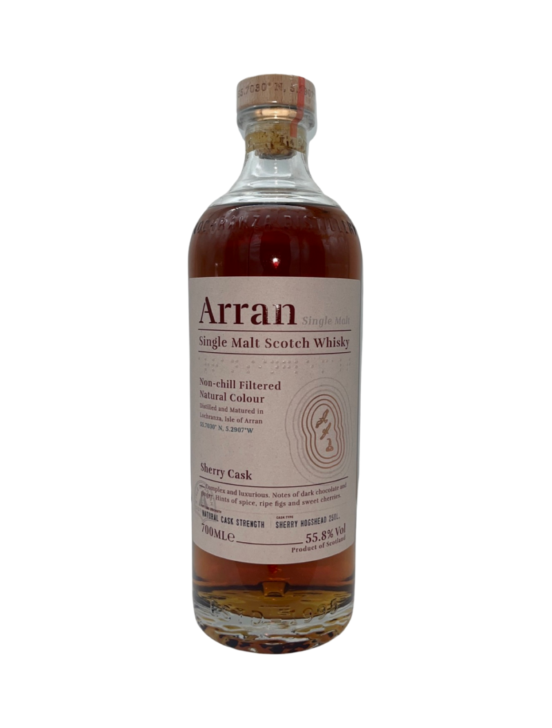 Whisky, Ecosse, Arran, Sherry Cask, The Bodega, 55.8%, 70cl