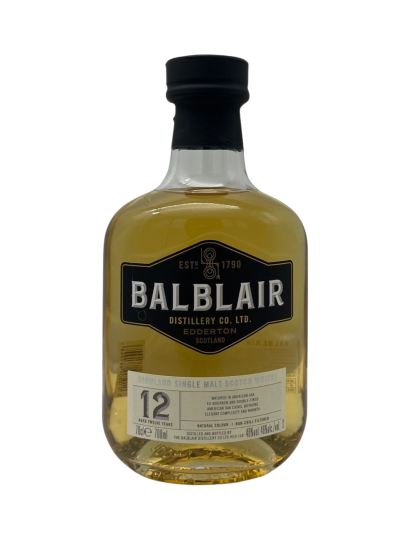 Whisky, Ecosse, Balblair, 12 ans, 46%, 70cl