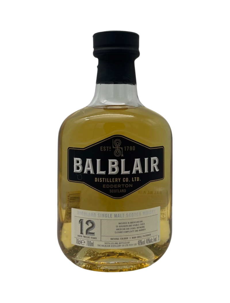 Whisky, Ecosse, Balblair, 12 ans, 46%, 70cl