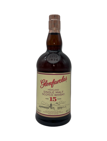 Whisky, Ecosse, Glenfarclas, 15 ans, Single Malt, 46%, 70cl