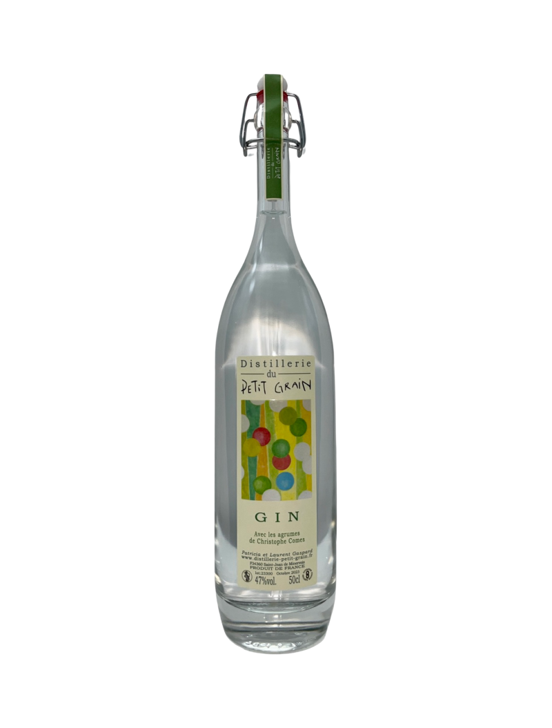 Distillerie du petit grain, Gin, Agrumes, 47%, 50cl