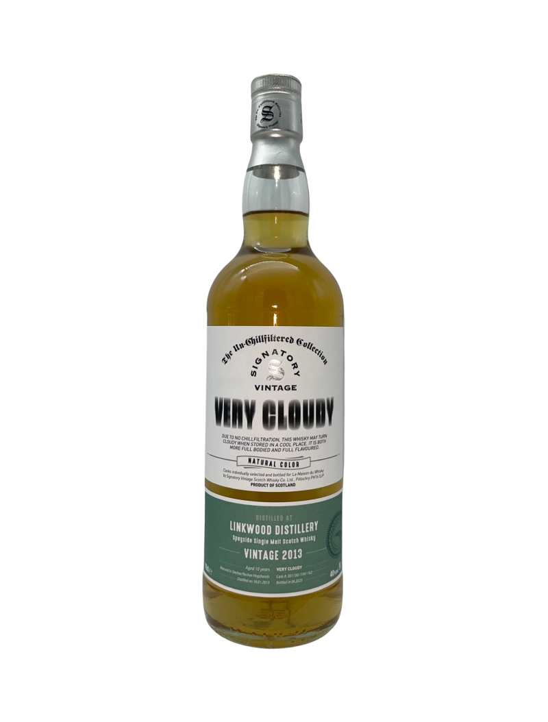 Whisky, Ecosse, Linkwood, 10 ans, Very Cloudy, 40%, 70cl