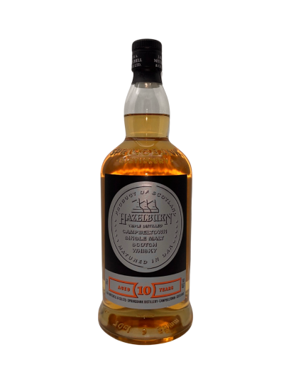 Whisky, Ecosse, Hazelburn, 10 ans, Fin Fut Bourbon, 46%, 70cl