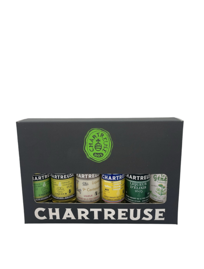 Coffret liqueur, Chartreuse, 6*3cl