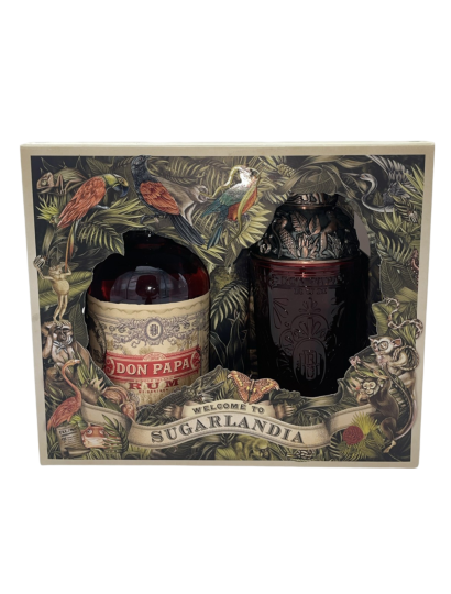 Coffret Rhum, Don Papa, Sugarlandia avec Shaker, 70cl, 40%