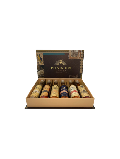 Coffret Rhum, Plantation Expérience, 6*10cl, 41,53%