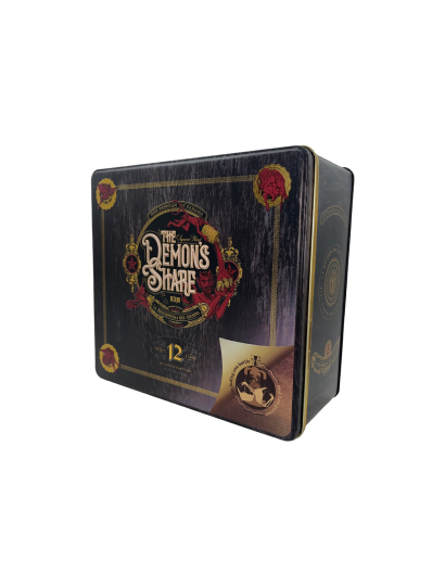 Coffret Rhum, Demon's Share 12 ans, 2 verres, 70cl, 41%