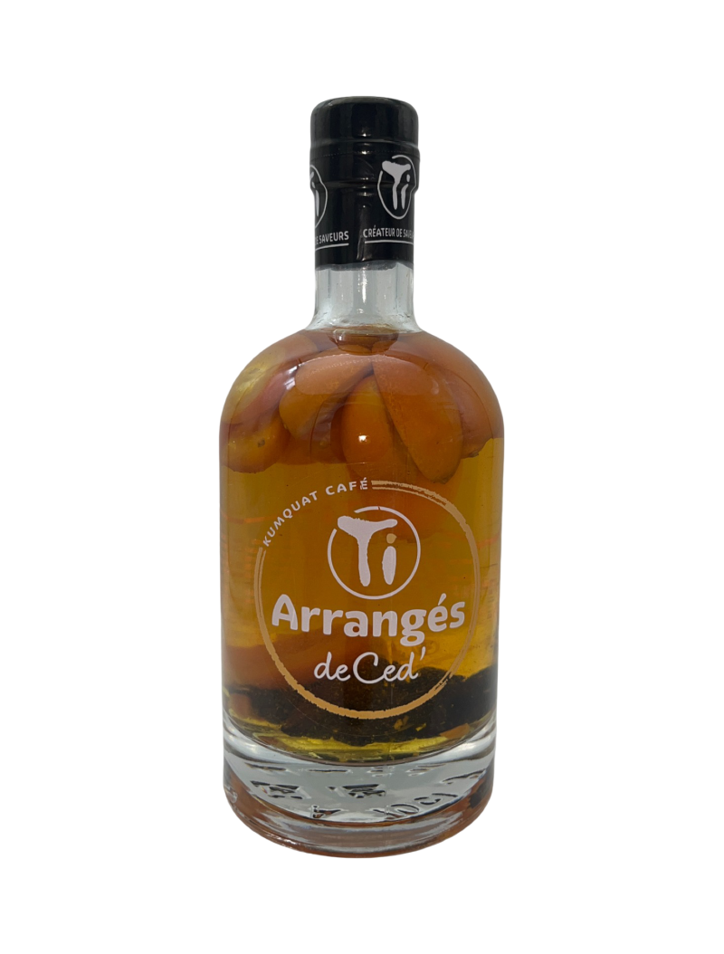 Rhum Arrangé, Les Rhums de Ced', Ti Ced Kumquat Café, 32%, 70cl