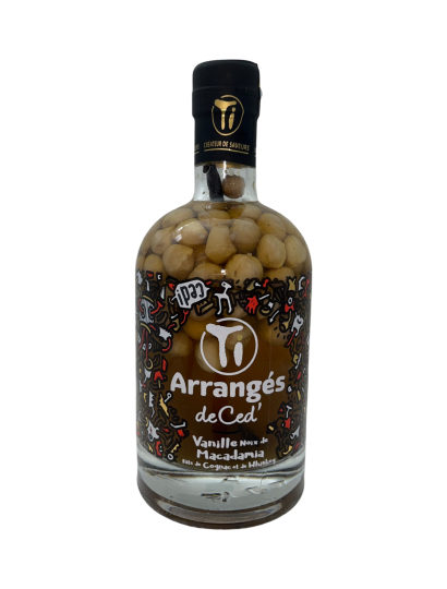 Rhum Arrangé, Les Rhums de Ced', Ti Ced Vanille Macadamia, 10 ans, 32%, 70cl