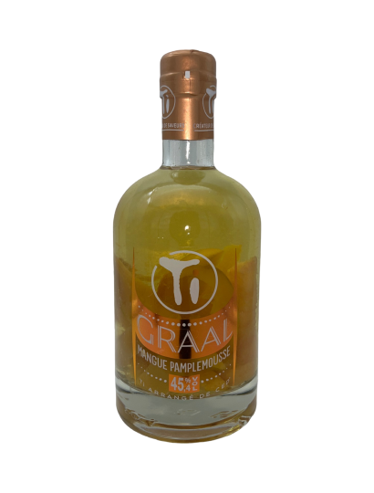 Rhum Arrangé, Les Rhums de Ced', Graal, Ti Ced' Mangue Pamplemousse, 45,4%, 70cl