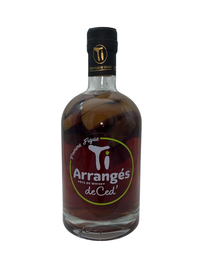 Rhum Arrangé, Les Rhums de Ced', Ti Ced Pomme Figue, 32%, 70cl