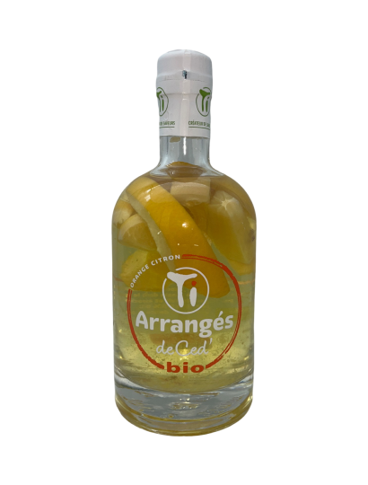 Rhum Arrangé, Les Rhums de Ced', Ti Ced Orange Citron Bio 21%, 70cl