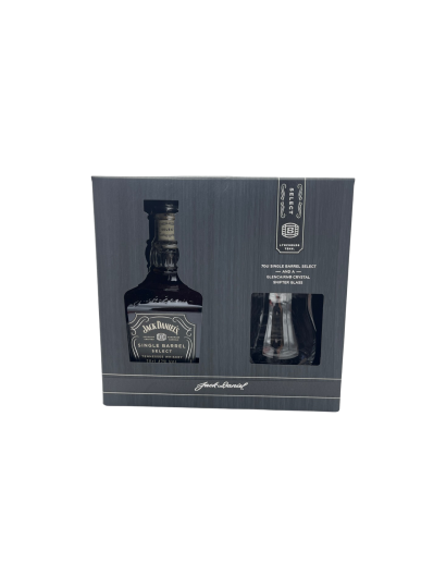 Coffret Whiksy, Jack Daniel's, 2 verres, 70cl