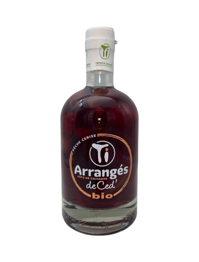 Rhum Arrangé, Les Rhums de Ced', Ti Ced Pêche Cerise, 21%, 70cl