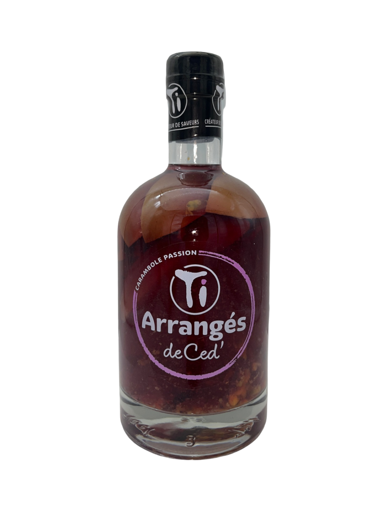 Rhum Arrangé, Les Rhums de Ced', Ti Ced Carambole Passion, 32%, 70cl